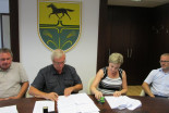 Podpis pogodbe za rekonstrukcijo lokalne ceste Boreci - Logarovci