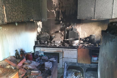 Eksplozija je uničila kuhinjo, foto: PGD Gornja Radgona