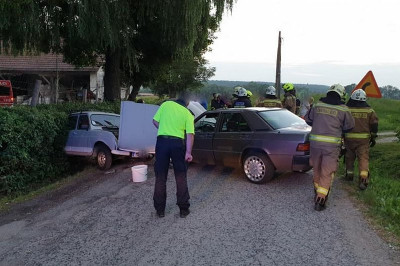 Trčenje vozil, foto: PGD Gornja Radgona