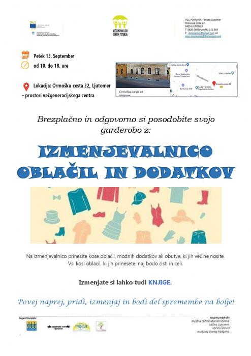 IZMENJEVALNICA OBLAČIL IN DODATKOV