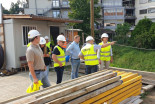 Ogled gradbišča rekonstrukcije mostu v Ljutomeru