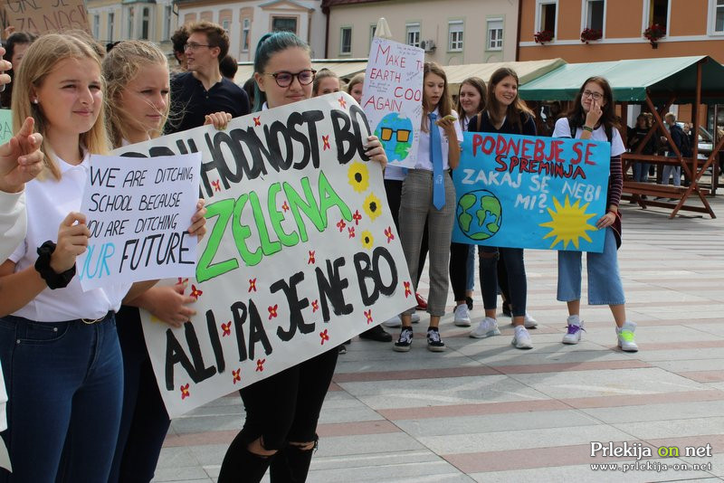 Podnebni štrajk v Ljutomeru