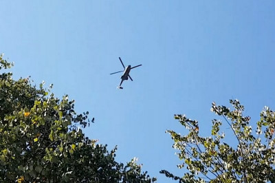 Posredoval je helikopter Slovenske vojske 