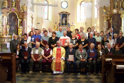 V obmejni župniji Razkrižje so se srečali zakonski jubilanti