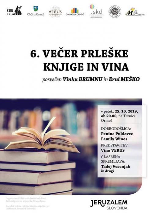 6. večer prleške knjige in vina