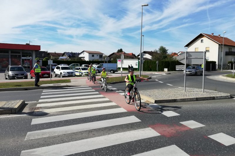 Svoje sposobnosti so pokazali pri vožnji na glavni cesti po Križevcih