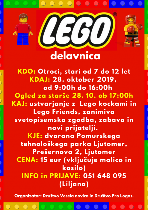 Počitniška Lego delavnica