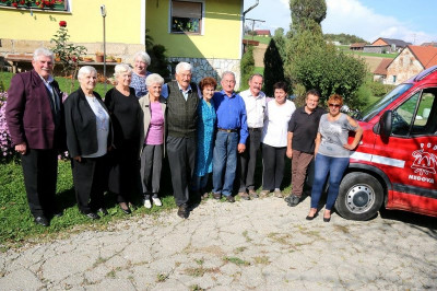 Negovski gasilci na obisku pri Maksu Lončariču