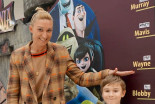 Urednica revije Grazia Špela Štamol in njen sin Vitan sta ugotovila, da bo kmalu tako visok kot Vine