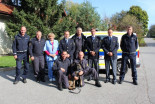 Del kolektiva Policijske postaje vodnikov službenih psov in konjenikov Maribor