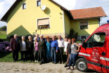 Negovski gasilci na obisku pri Maksu Lončariču