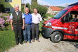 Negovski gasilci na obisku pri Maksu Lončariču