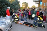 Požar in evakuacija na OŠ Mala Nedelja 2019