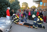 Požar in evakuacija na OŠ Mala Nedelja 2019