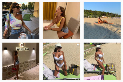 Na svojem Instagram profilu je pridobila številne nove sledilce