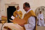 Sprejem diakona v župniji Sv. Benedikta