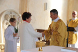Sprejem diakona v župniji Sv. Benedikta