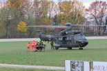 Helikopter Slovenske vojske v Ljutomeru