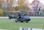 Helikopter Slovenske vojske v Ljutomeru