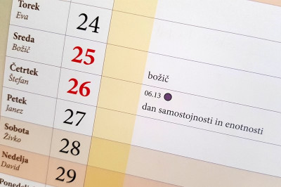 V letu 2020 bo manj dela prostih dni, saj veliko praznikov pade na vikend