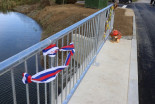 Odprtje prenovljenega mostu v Logarovcih