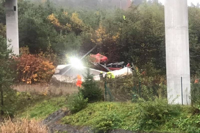 Na kraju prometne nesreče, foto: GB Ljubljana