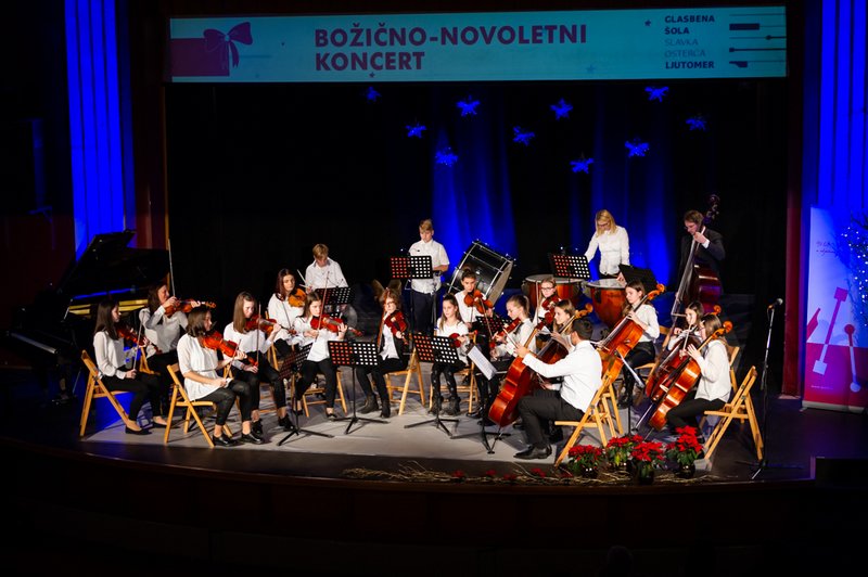 Božično-novoletni koncert GŠ Slavka Osterca Ljutomer