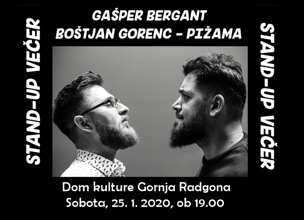 STAND UP KOMEDIJA: GAŠPER BERGANT & BOŠTJAN GORENC PIŽAMA