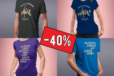 Štiri majice po -40%