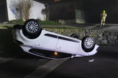 Prometna nesreča, foto PGD Gornja Radgona