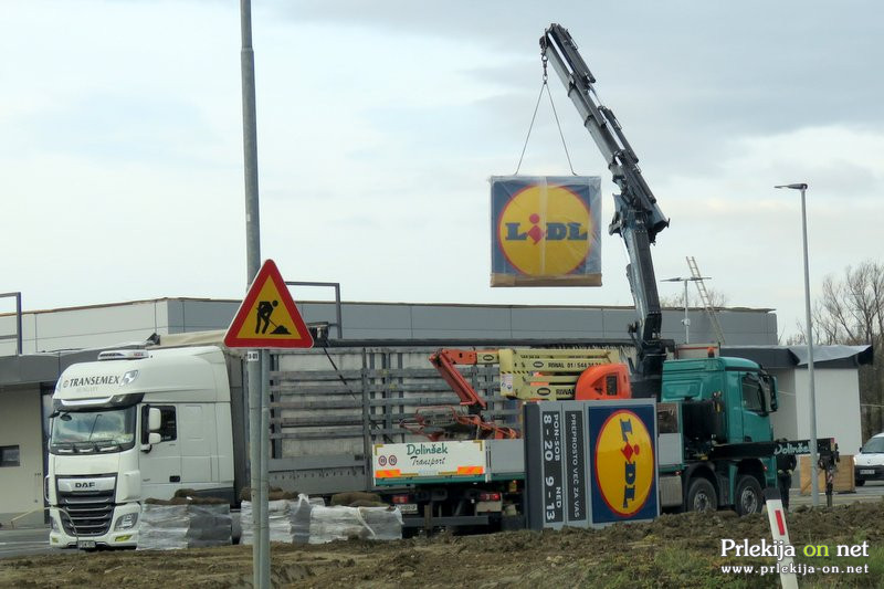 Gradnja trgovine Lidl v Ormožu