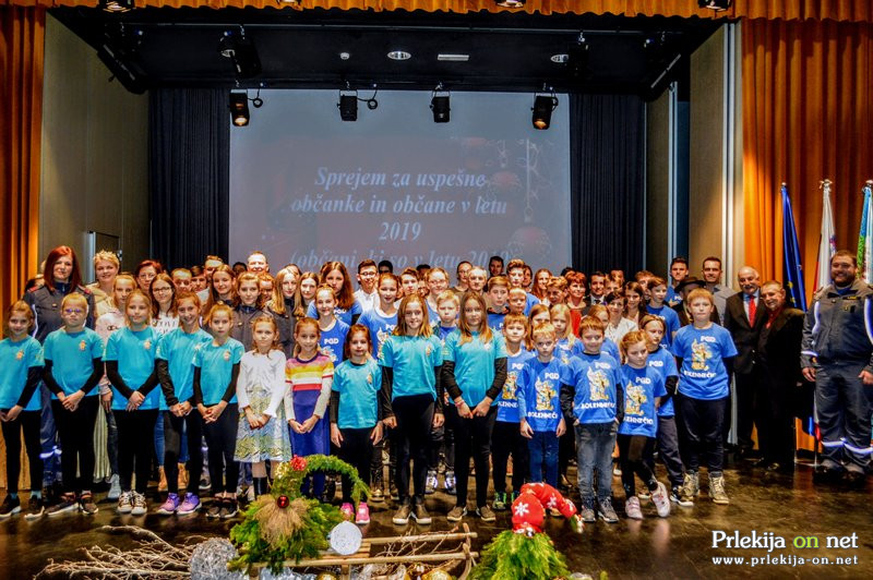 Sprejem za uspešne občanke in občane