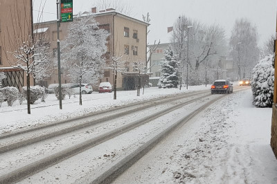 Sneg v Ljutomeru