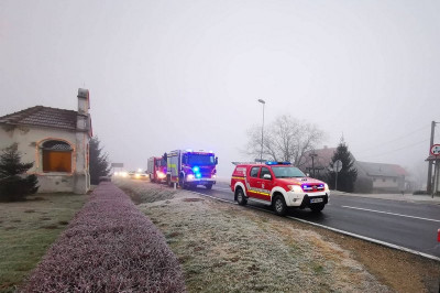 Poškodovanka je bila prepeljana v ptujsko bolnišnico