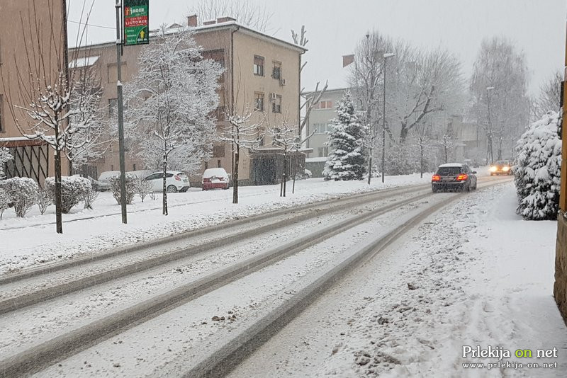 Sneg v Ljutomeru