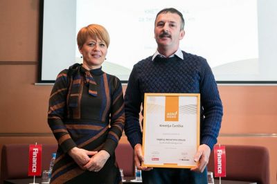 Aleksandra Pivec in Emil Bedekovič iz Kmetije Čarička, foto: Ministrstvo za kmetijstvo, gozdarstvo in prehrano