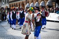 Medcelinsko srečanje tradicionalnih pustnih likov in mask