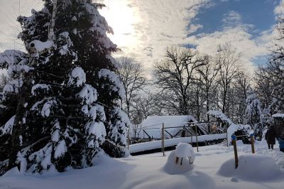 Zadnji obilnejši sneg v 2018, ko ga je bilo okoli 40 cm
