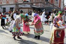 Povorka tradicionalnih pustnih likov in mask