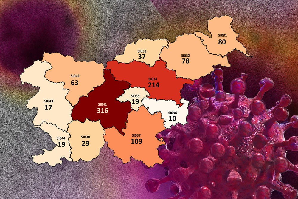 80 primerov je v pomurski in 78 v podravski regiji