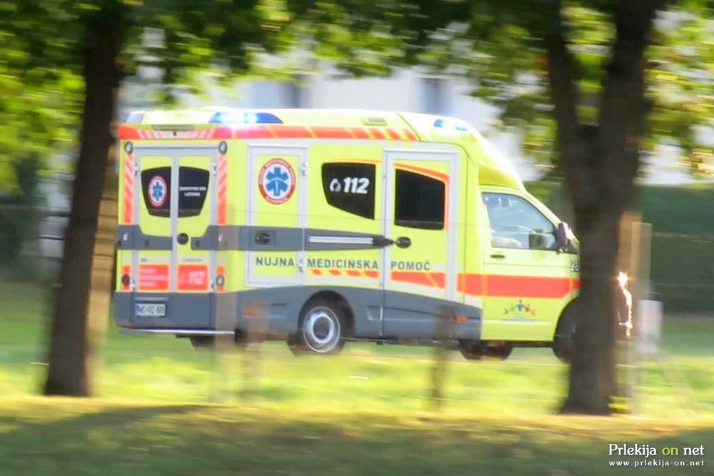 Moški se je huje poškodoval