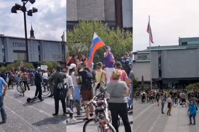 Protestov v Ljubljani se je udeležilo okoli 200 ljudi