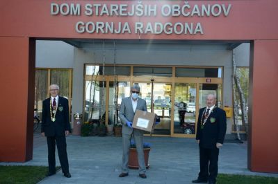 Donacija vinskih vitezov DSO Gornja Radgona