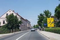 Gradnja mostu čez Ščavnico v Ljutomeru