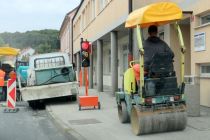 Gradnja mostu čez Ščavnico v Ljutomeru