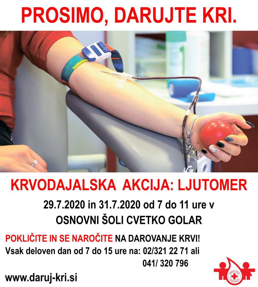 Krvodajalska akcija v Ljutomeru