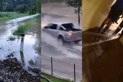 Neurje v Ljutomeru in poplave v Gresovščaku in cezanjevski šoli