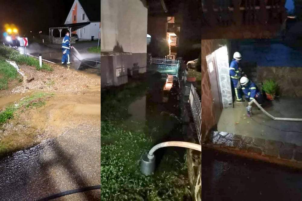 Poplave na območju Ptuja, foto: 112 Ptuj