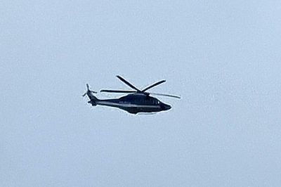 Policijski helikopter nad Ljutomerom