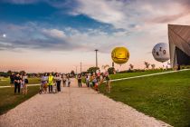Vzlet plinskih balonov ob paviljonu Expano